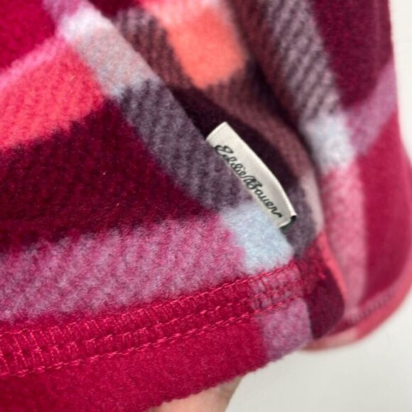 Eddie Bauer Womens Ultrasoft Mock Neck Quarter Zip Pullover Fleece Jacket Large - Picture 7 of 11